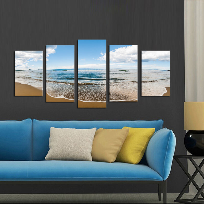 Sprawling Beach - 5 Piece Canvas - BigWallPrints.com - 2