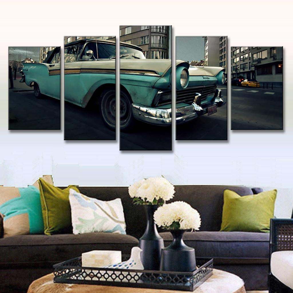 Vintage Car Retro Print