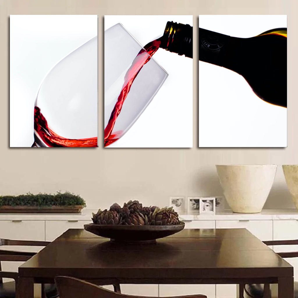 Modern Wine Glass Abstract