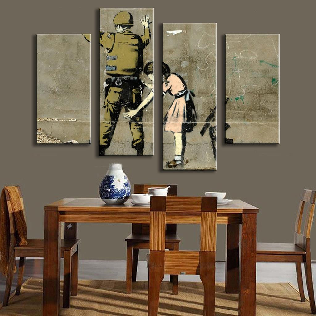 Anti War - Banksy Art – BigWallPrints.com