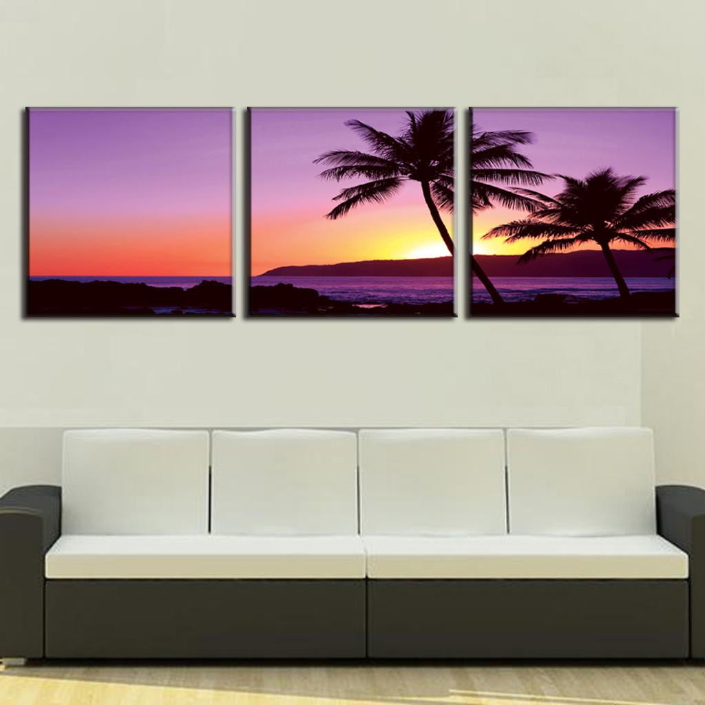 Purple Seascape Sunset