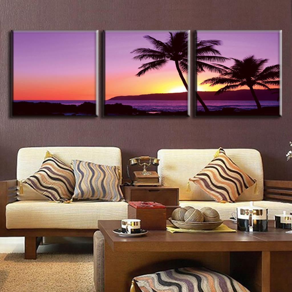 Purple Seascape Sunset