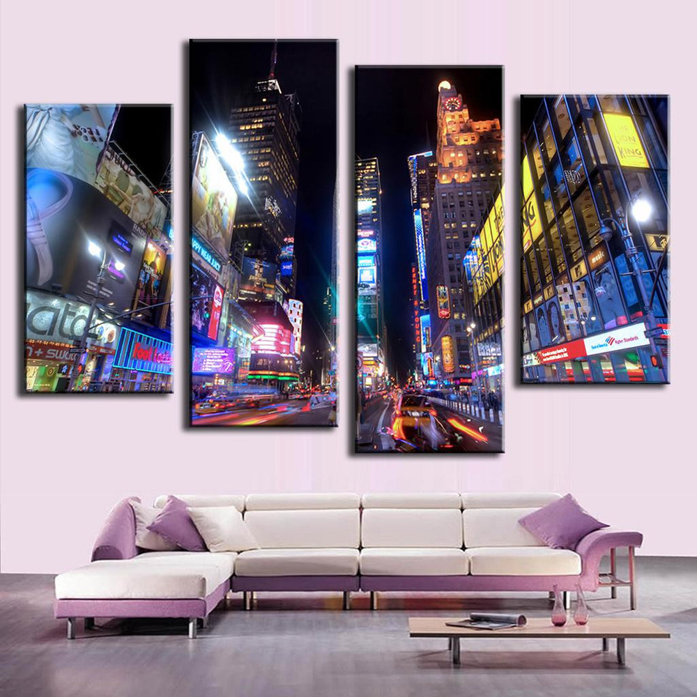 Times Square - Lights at Night – BigWallPrints.com