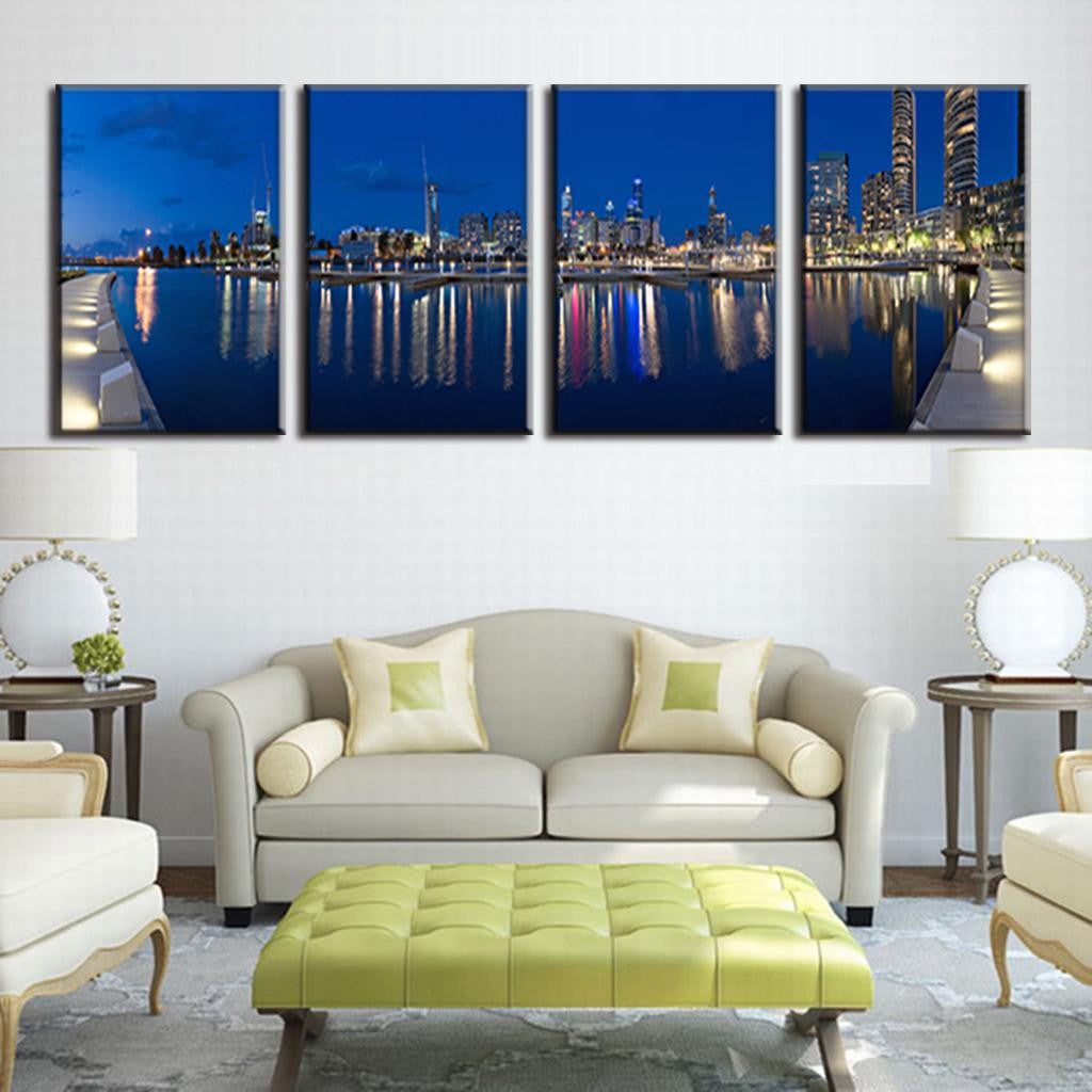 Blue City Night – BigWallPrints.com