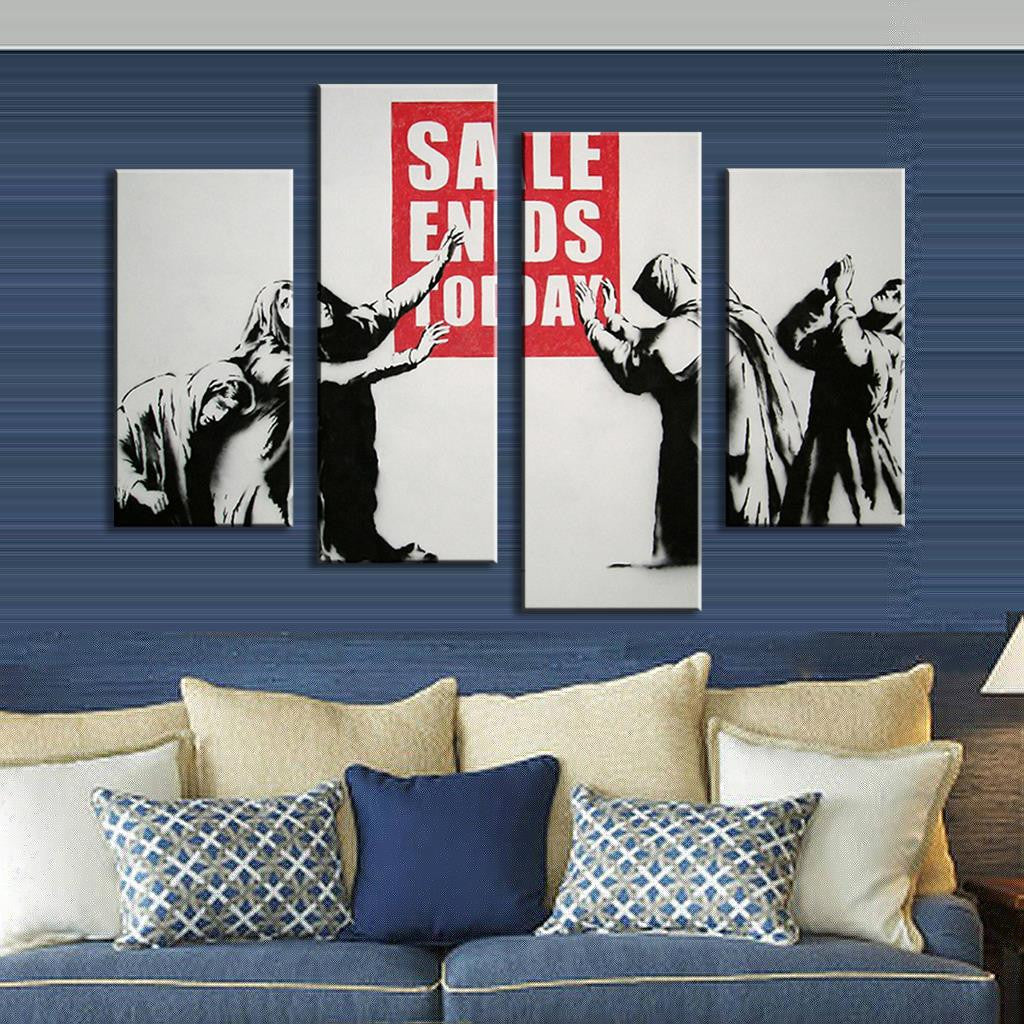 ARTCANVAS Sale Ends Today store by Banksy Canvas Art Print